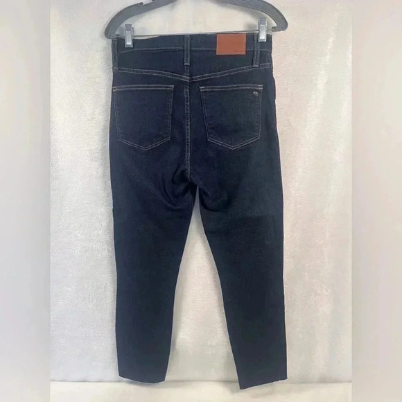 Madewell 10" High Rise Skinny Jeans with Raw Leg Hem - Picture 3 of 11